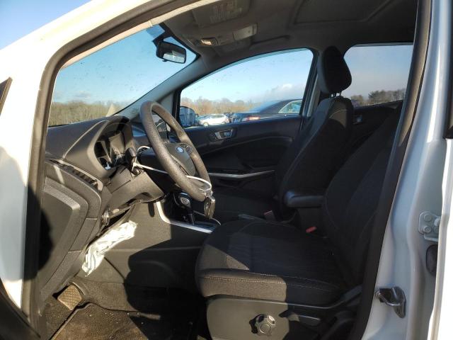 MAJ3S2GE9MC400105 - 2021 FORD ECOSPORT SE WHITE photo 7