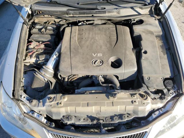 JTHBK262582076366 - 2008 LEXUS IS 250 SILVER photo 11