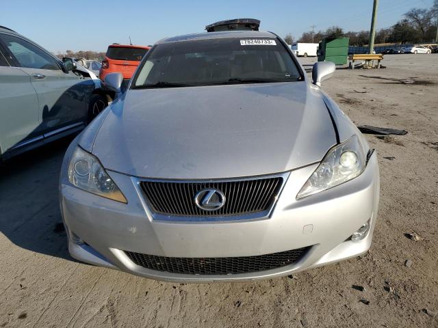 JTHBK262582076366 - 2008 LEXUS IS 250 SILVER photo 5