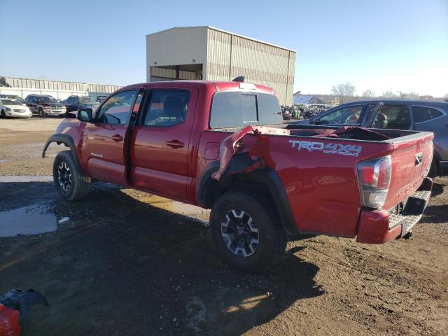 3TMCZ5AN7NM490547 - 2022 TOYOTA TACOMA DOUBLE CAB RED photo 2
