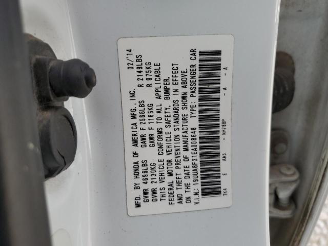 19UUA8F21EA008648 - 2014 ACURA TL WHITE photo 12