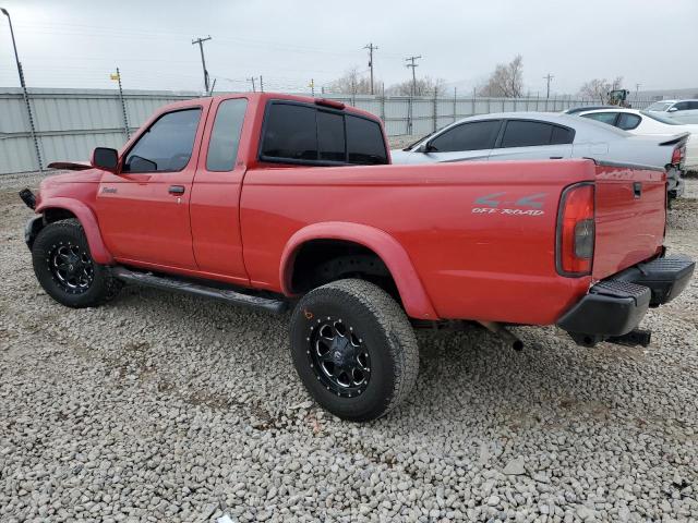 1N6ED26Y0YC372349 - 2000 NISSAN FRONTIER KING CAB XE RED photo 2