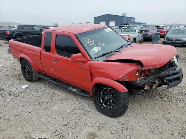 1N6ED26Y0YC372349 - 2000 NISSAN FRONTIER KING CAB XE RED photo 4