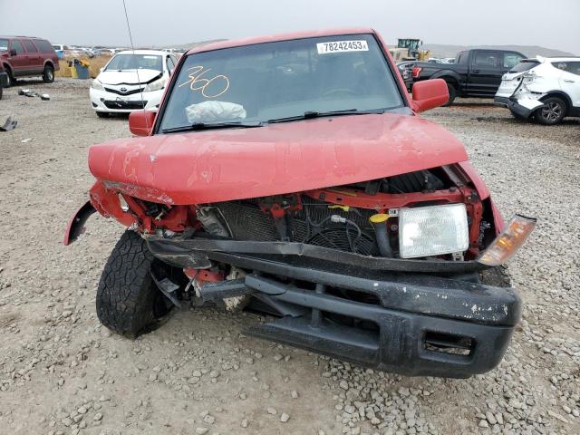 1N6ED26Y0YC372349 - 2000 NISSAN FRONTIER KING CAB XE RED photo 5