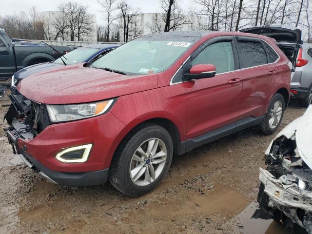 2FMTK4J91FBC36574 - 2015 FORD EDGE SEL RED photo 1