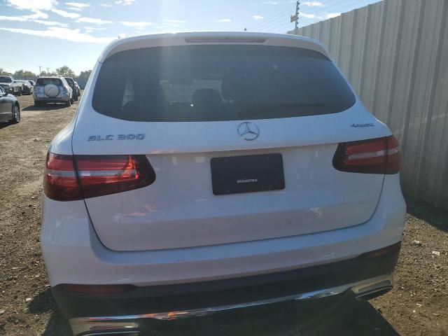 WDC0G4KBXHF131375 - 2017 MERCEDES-BENZ GLC 300 4MATIC WHITE photo 6