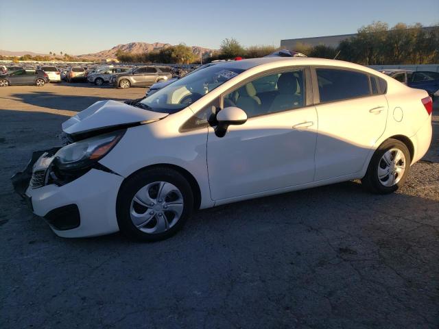 KNADM4A36C6041916 - 2012 KIA RIO LX WHITE photo 1