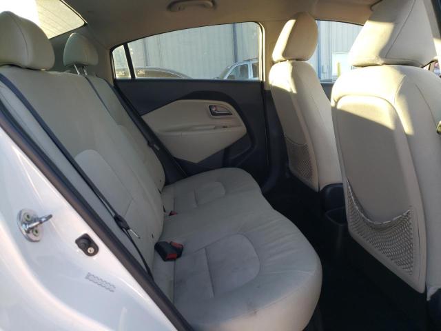 KNADM4A36C6041916 - 2012 KIA RIO LX WHITE photo 10