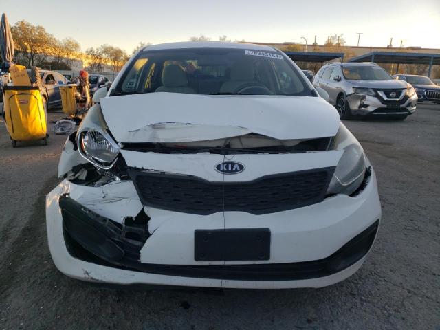 KNADM4A36C6041916 - 2012 KIA RIO LX WHITE photo 5