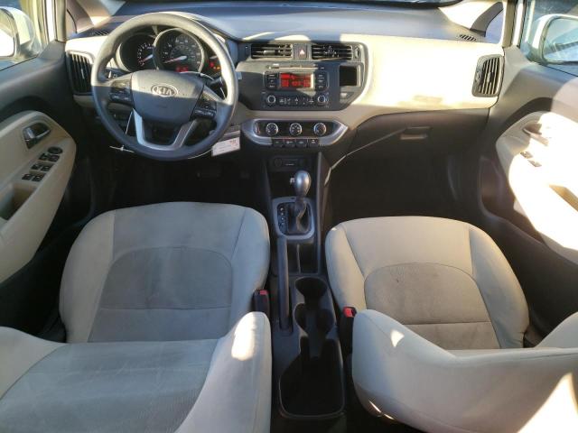 KNADM4A36C6041916 - 2012 KIA RIO LX WHITE photo 8