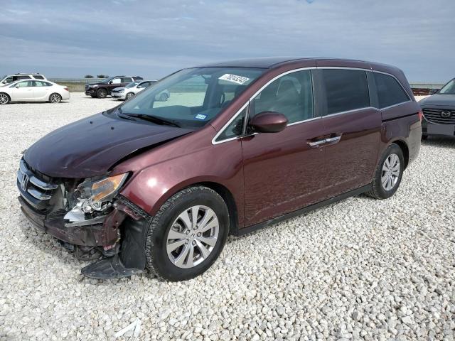 5FNRL5H42EB135881 - 2014 HONDA ODYSSEY EX BURGUNDY photo 1