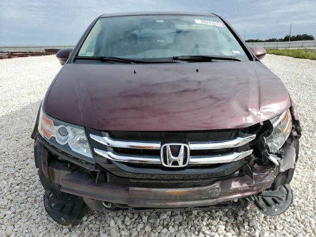 5FNRL5H42EB135881 - 2014 HONDA ODYSSEY EX BURGUNDY photo 5