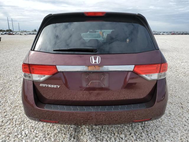 5FNRL5H42EB135881 - 2014 HONDA ODYSSEY EX BURGUNDY photo 6