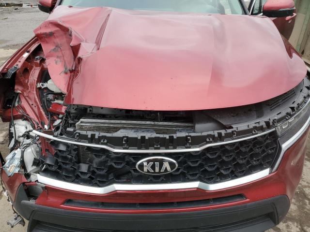 5XYRG4LC4MG017402 - 2021 KIA SORENTO LX RED photo 11