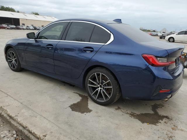 WBA5R1C57KFH00039 - 2019 BMW 330I BLUE photo 2