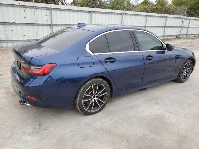 WBA5R1C57KFH00039 - 2019 BMW 330I BLUE photo 3