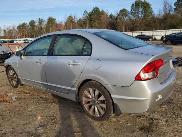 1HGFA16889L012680 - 2009 HONDA CIVIC EX SILVER photo 2