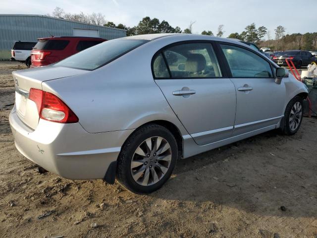 1HGFA16889L012680 - 2009 HONDA CIVIC EX SILVER photo 3