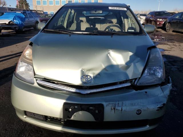 JTDKB20U367513258 - 2006 TOYOTA PRIUS GREEN photo 5