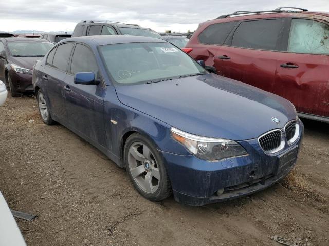 WBANE53536CK88404 - 2006 BMW 525 I BLUE photo 4