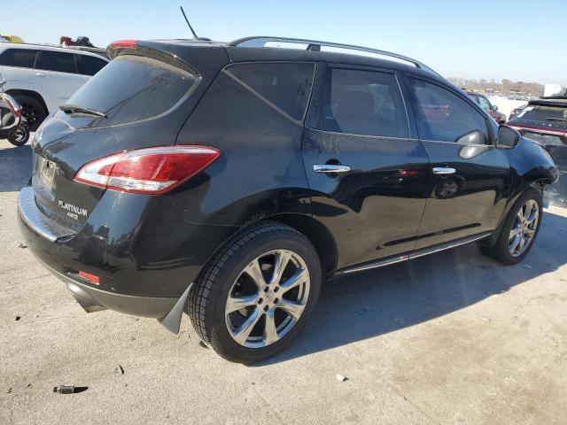 JN8AZ1MW0CW221666 - 2012 NISSAN MURANO S BLACK photo 3