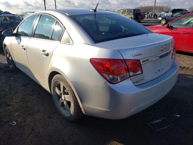 1G1PC5SB4E7302304 - 2014 CHEVROLET CRUZE LT SILVER photo 2