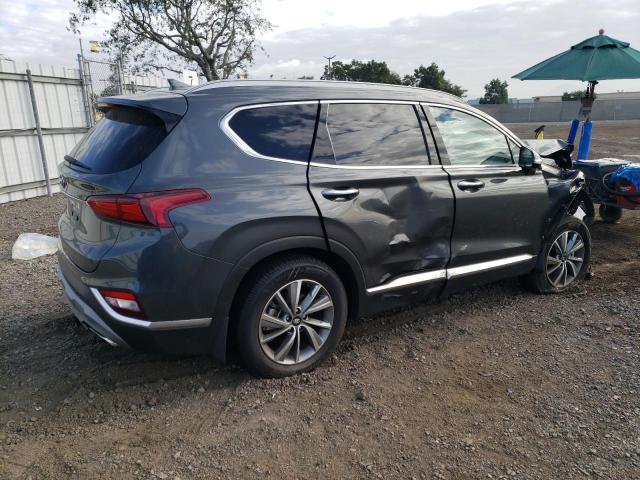 5NMS53AD7KH054962 - 2019 HYUNDAI SANTA FE LIMITED GRAY photo 3