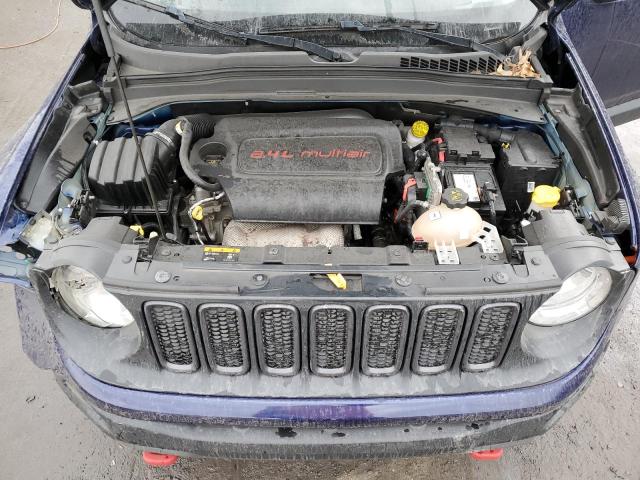 ZACCJBCB3HPE72542 - 2017 JEEP RENEGADE TRAILHAWK BLUE photo 11