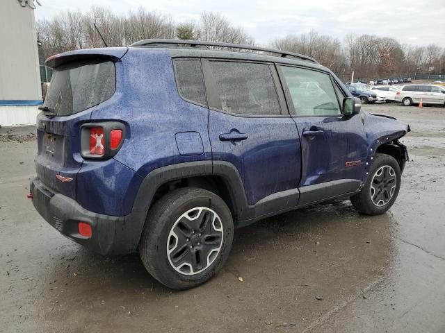 ZACCJBCB3HPE72542 - 2017 JEEP RENEGADE TRAILHAWK BLUE photo 3