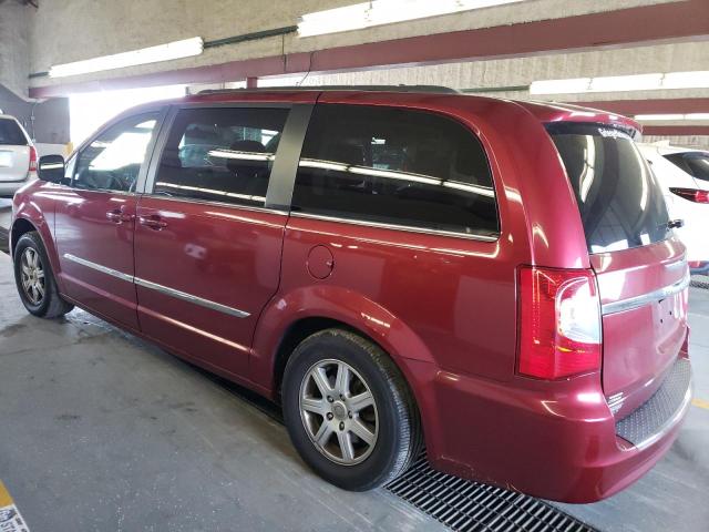 2A4RR5DGXBR675360 - 2011 CHRYSLER TOWN & COU TOURING RED photo 2