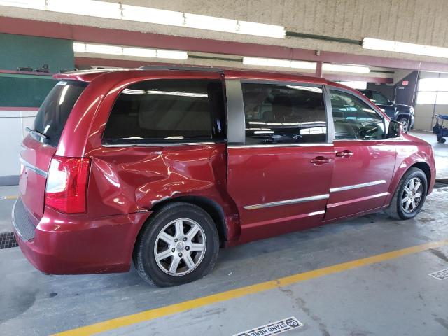 2A4RR5DGXBR675360 - 2011 CHRYSLER TOWN & COU TOURING RED photo 3