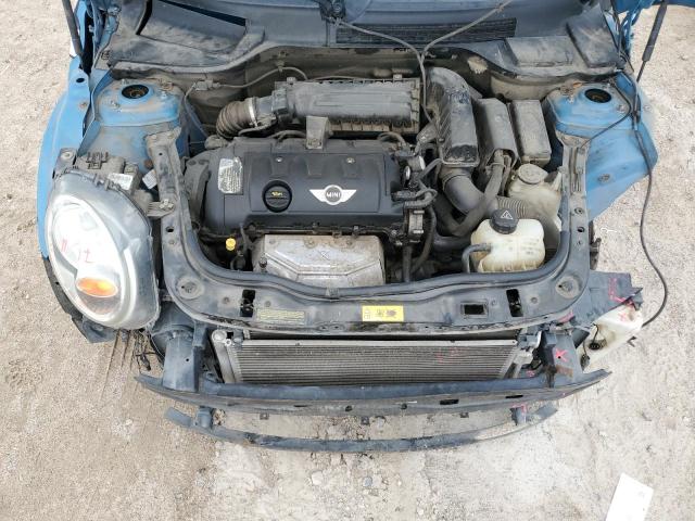 WMWSU3C51DT545471 - 2013 MINI COOPER BLUE photo 12