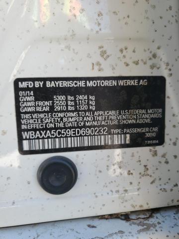 WBAXA5C59ED690232 - 2014 BMW 535 D Beyaz fotoğraf 13