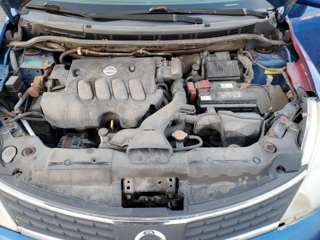 3N1BC13E97L367427 - 2007 NISSAN VERSA S BLUE photo 11