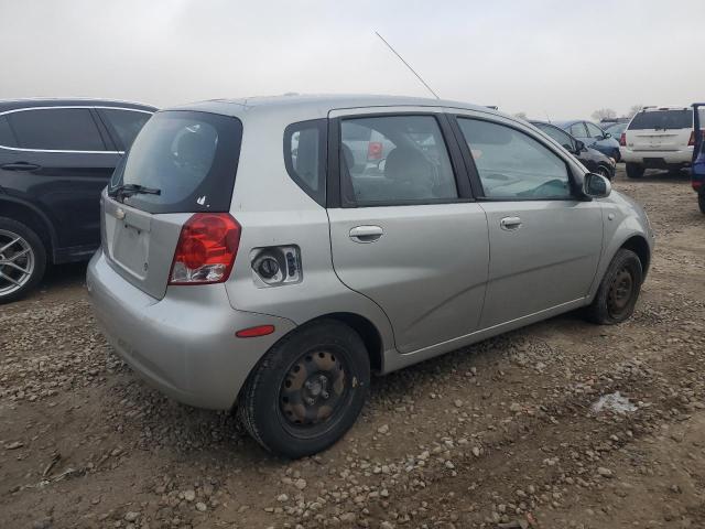 KL1TD62615B356689 - 2005 CHEVROLET AVEO BASE Gümüş foto 3