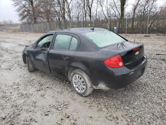 1G1AK58H797126942 - 2009 CHEVROLET COBALT LS BLACK photo 2