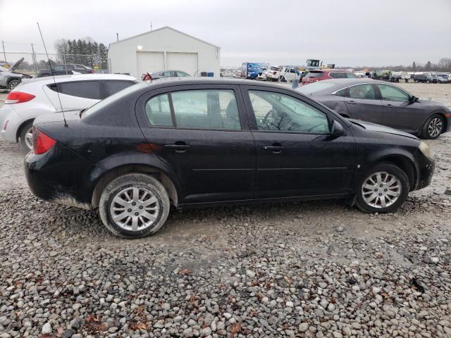 1G1AK58H797126942 - 2009 CHEVROLET COBALT LS BLACK photo 3