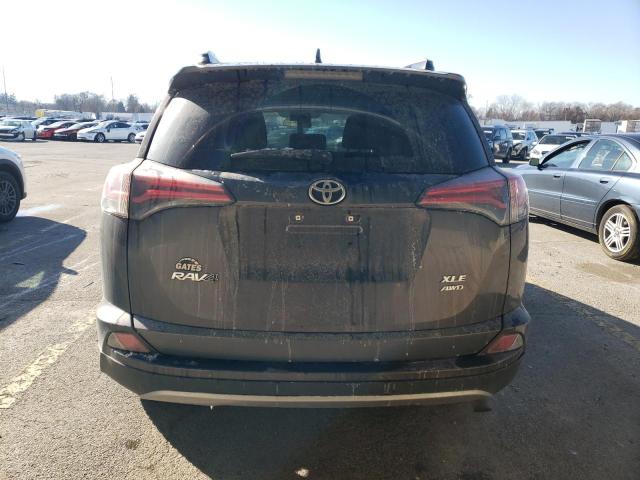 2T3RFREVXHW630615 - 2017 TOYOTA RAV4 XLE GRAY photo 6