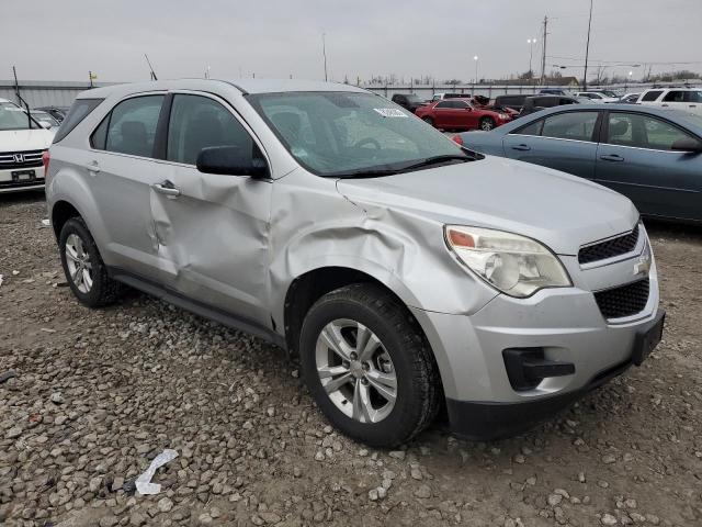 2GNALBEK7C1158658 - 2012 CHEVROLET EQUINOX LS SILVER photo 4