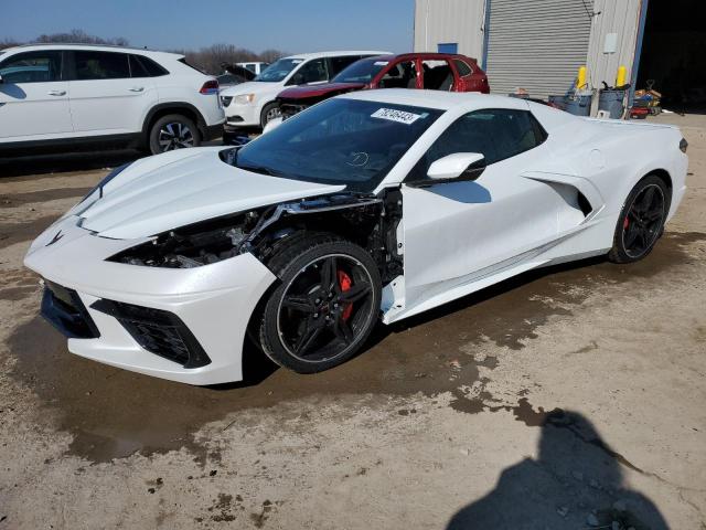 1G1YB3D46N5120738 - 2022 CHEVROLET CORVETTE STINGRAY 2LT WHITE photo 1