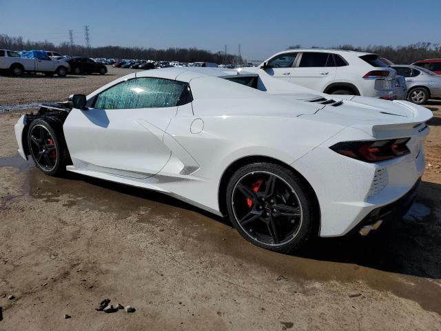 1G1YB3D46N5120738 - 2022 CHEVROLET CORVETTE STINGRAY 2LT WHITE photo 2