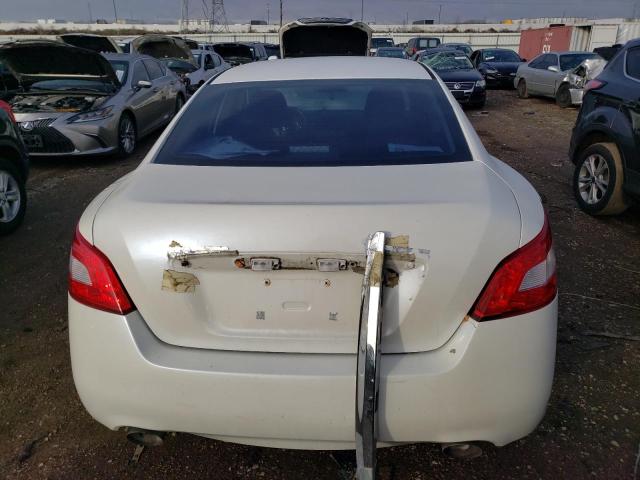 1N4AA51E99C827876 - 2009 NISSAN MAXIMA S WHITE photo 6