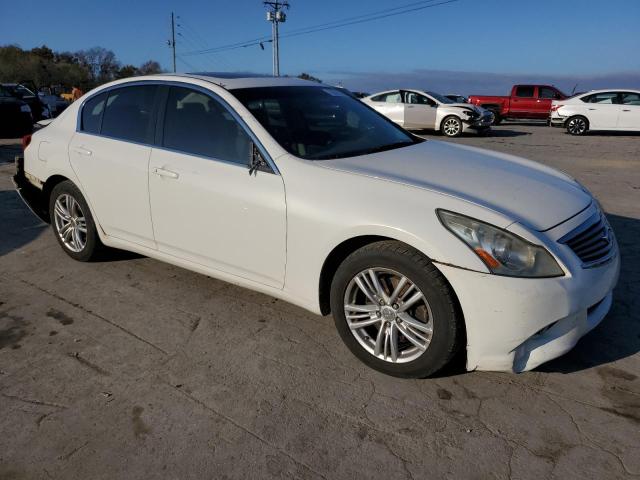 JN1CV6AR5DM757492 - 2013 INFINITI G37 WHITE photo 4