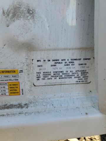 KL1TD66658B242337 - 2008 CHEVROLET AVEO BASE Ağ foto 12