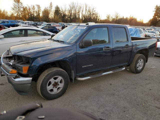 1GTDT138148133079 - 2004 GMC CANYON BLUE photo 1