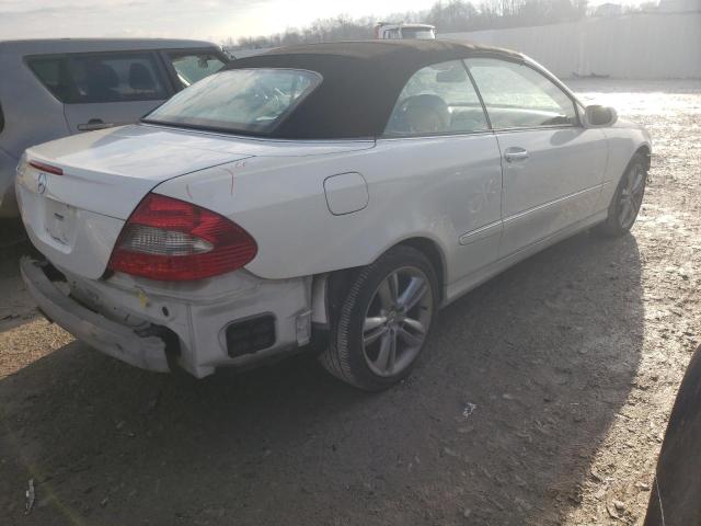 WDBTK56F77F206034 - 2007 MERCEDES-BENZ CLK 350 WHITE photo 3