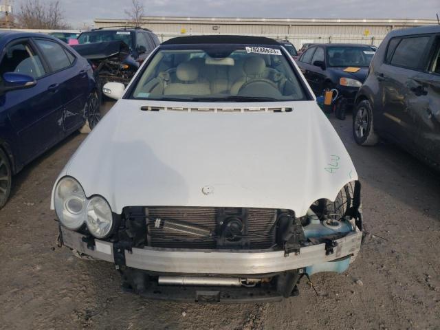 WDBTK56F77F206034 - 2007 MERCEDES-BENZ CLK 350 WHITE photo 5