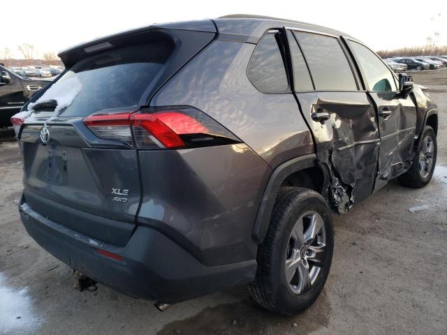 2T3P1RFV0NC283426 - 2022 TOYOTA RAV4 XLE GRAY photo 3