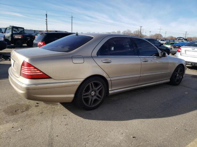 WDBNG75J26A463285 - 2006 MERCEDES-BENZ S 500 GOLD photo 3