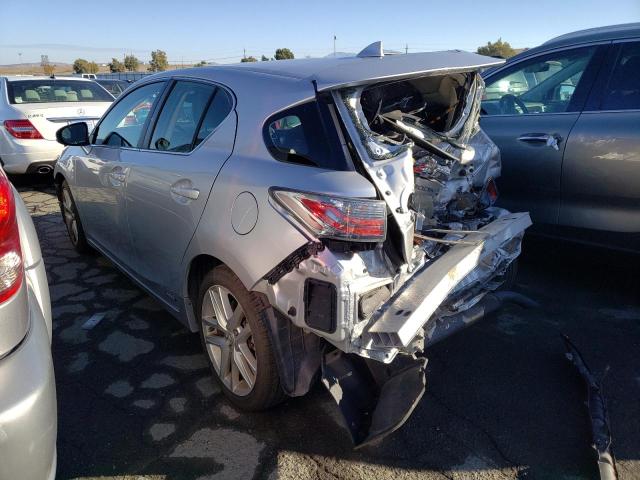 JTHKD5BH3F2233959 - 2015 LEXUS CT 200 SILVER photo 2